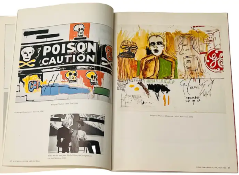 Jean-Michel Basquiat Vintage Jean-Michel Basquiat Signed